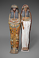 Mummy Board of Iineferty, Wood, gesso, paint, varnish